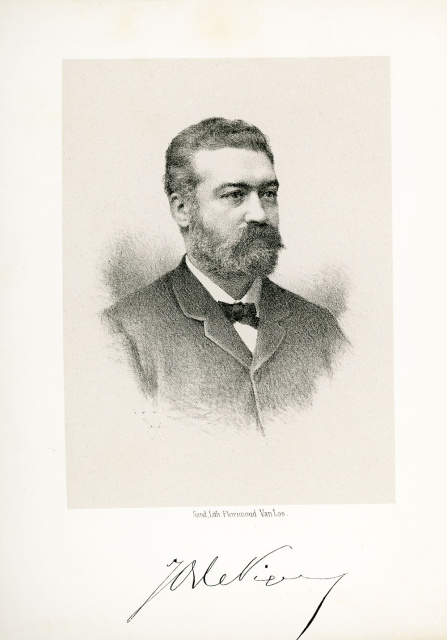 Julius de Vigne, 1889. Tekening Florimond van Loo. (Liberas)