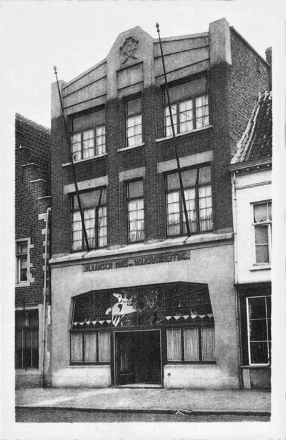 Voorgevel van het Vlaamsch Huis 'Volksverheffing', s.d. (Stadsarchief Aalst)
