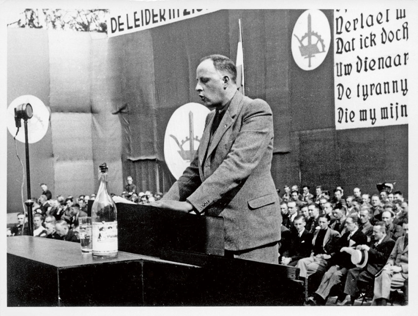 Toespraak van Ernst Voorhoeve op de vijfde Landdag van het Verdinaso, Sint-Kruis Male, 9 augustus 1936. (ADVN, VFA1314)