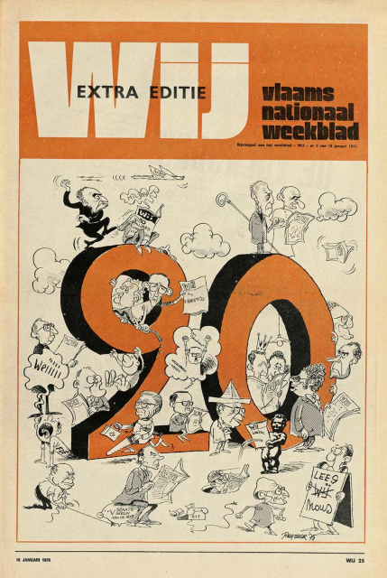 Omslag van WIJ, 18 januari 1975. (ADVN)