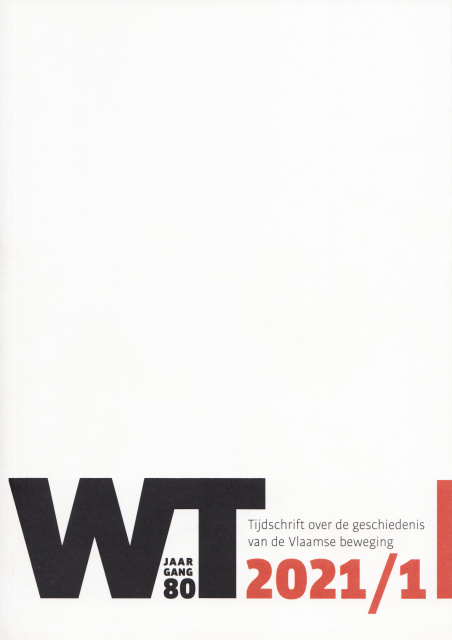 Omslag van het tijdschrift Wetenschappelijke Tijdingen, jg. 80, 2021, nr. 1. (ADVN, VY101)