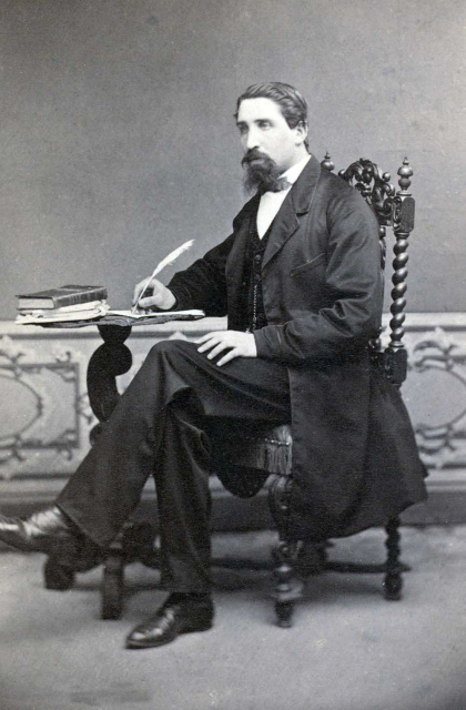 Frans Willems, 1868. (Collectie Stad Antwerpen, Letterenhuis, tglhph41869)