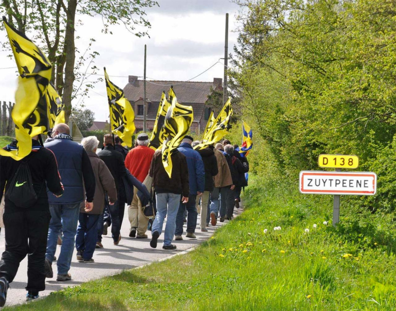 Zwijgende voettocht door het slagveld van Peene, ca. 2019.