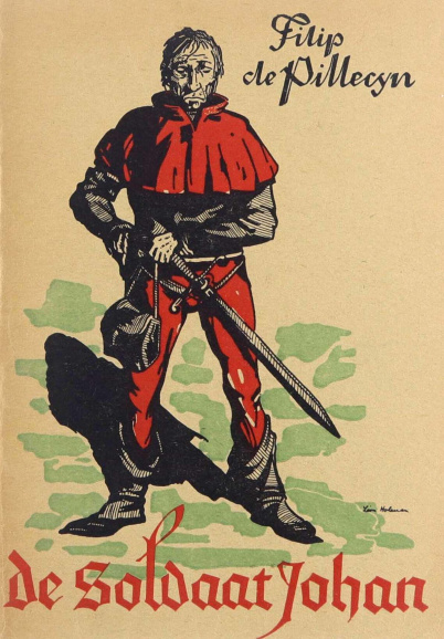 <p>Omslag van Filip de Pillecyn, <em>De soldaat Johan</em>, 1939.</p>