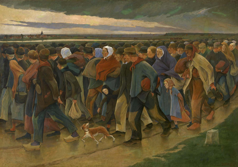 <p>Eugène Laermans, <em>De landverhuizers</em>, 1894. (Koninklijke Musea voor Schone Kunsten van België)</p>