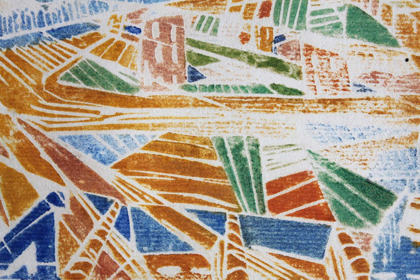 <p>Fragment uit <em>Futuristische stad </em>van Floris Jespers, 1918.</p>