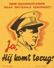 Affiche ten voordele van de terugkeer van koning Leopold III, s.d. (ADVN, VAFA2013)