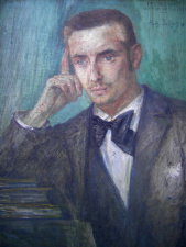 Portret van Victor Resseler, geschilderd door de Antwerpse kunstenaar Aloïs de Laet, 1898. (Privéverzameling)