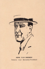 Prentbriefkaart van Edmond van Dieren, uitgegeven door De Schelde, jaren 1930. (ADVN, VPRY281)