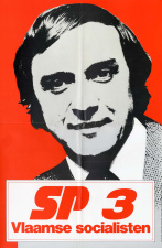 Verkiezingsaffiche van Karel van Miert voor de parlementsverkiezingen van 1981. (Amsab-ISG, af000817)