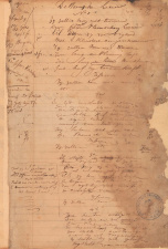 Origineel handschrift van Hippoliet van Peene met de tekst van De Vlaemsche Leeuw, ca. 1845-1848. (Universiteitsbibliotheek Gent)