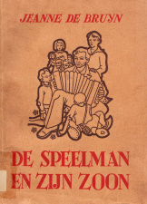 Omslag van De Speelman en zijn zoon, van Jeanne de Bruyn (1941). Illustraties Antoon Herckenrath. (ADVN, VB2600)