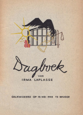 Omslag van het Dagboek van Irma Laplasse, 1949. (ADVN, VBRB34)