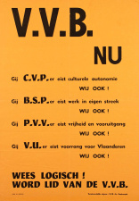 De VVB trachtte vanaf 1956 te verruimen door mensen van alle ideologische strekkingen aan te trekken. (ADVN, VAFA1308)