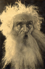 Jan Oscar de Gruyter, scèneportret als King Lear, 1919. (Collectie Stad Antwerpen, Letterenhuis, tglhph29793)