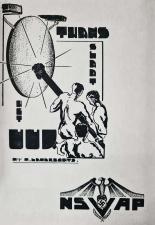Omslag van Thans slaat het uur! (1940), uitgegeven door het NSVAP. (ADVN, 4882)