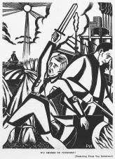 'Wij Smeden de toekomst' van Frans van Immerseel, in: De SS Man, 4 november 1941. (ADVN, VY900189)