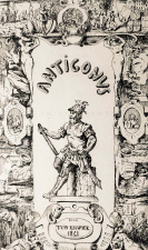 Titelblad van Theodoor van Ryswyck, Antigonus, of De Volksklagten, 1841. (Erfgoedbibliotheek Hendrik Conscience)