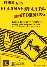 Verzet van de VVB tegen de zesde staatshervorming, ca. 2011. (ADVN, VBRB7820)