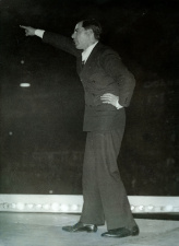 Léon Degrelle in het Sportpaleis van Brussel, 14 maart 1937. (Amsab-ISG, fo010051)