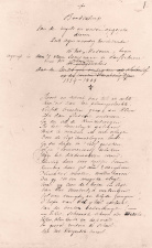 [i]Boodschap van de vogels[/i], handschrift van Guido Gezelle, 1854-55. (Openbare Bibliotheek Brugge)