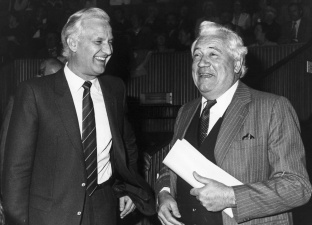 Vic Anciaux en Wim Jorissen, s.d. Foto Studio Dann. (ADVN)