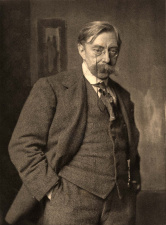 Emile Verhaeren, 1912. (Collectie Stad Antwerpen, Letterenhuis, tglhph43511)