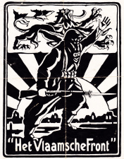 Affiche van Het Vlaamse Front, s.d. (Collectie Stad Antwerpen, Letterenhuis)