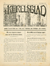Omslag van 't Kerelsblad, oktober 1917.