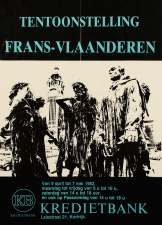 De Kredietbank bleef Vlaamsgezinde culturele activiteiten sponseren, zonder zelf officieel Vlaamsgezind politiek standpunt in te nemen. (ADVN, VAFA1055)