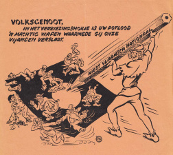 In een VNV-verkiezingsbrochure uit 1939 rekende Tijl Uilenspiegel af met Franskiljons, emigranten, socialisten, communisten en liberalen. (ADVN, VBRC355)