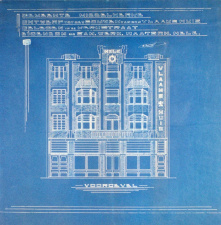 Ontwerp van de voorgevel van het Vlaams Huis in Middelkerke, s.d. (ADVN, VFA2323)
