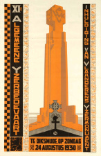 Affiche van de elfde IJzerbedevaart, 24 augustus 1930. Ontwerp Jos de Swerts. (ADVN, VAFC12)