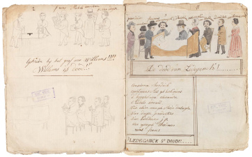 Manuscript van Virginie Loveling, Schetsen, novellen en vertalingen van poëzie, s.d. (Universiteitsbibliotheek Gent)