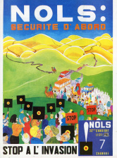 Verkiezingspamflet van Roger Nols voor de parlementsverkiezingen in het arrondissement Brussel-Halle-Vilvoorde van 24 november 1991. (Liberas)