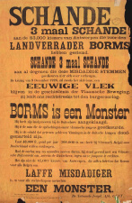 Hevige verontwaardiging over de verkiezing van August Borms in Antwerpen bij de Gentse afdeling van de Nationale Jeugd, december 1928. (ADVN, VAFB314)