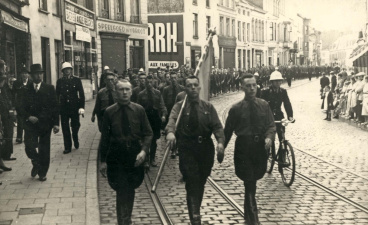De DMO in Gent naar aanleiding van de zevende Landdag van het Verdinaso, 7 september 1938. (ADVN, VFA853)