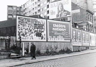 FDF-verkiezingsaffiche in het Brusselse straatbeeld. Foto Studio Dann. (ADVN, VFA11418/3)